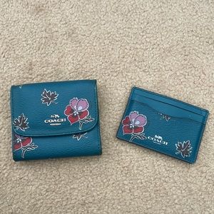 Coach wallet and card holder